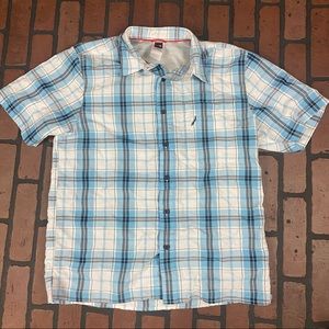 The North Face Plaid Button Up Shirt Mens Medium